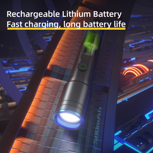 DELI Džepna punjiva baterijska LED lampa EDL551011