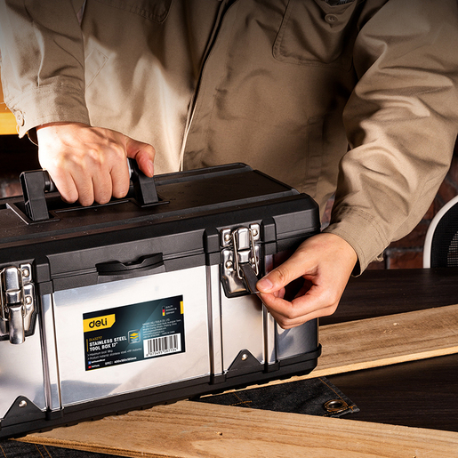 DELI Kutija za alat Inox/Plastika 380mm EDL432717