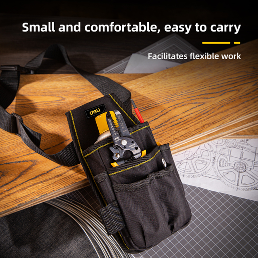 DELI Torbica za pojas sa 6 pregrada EDL430003