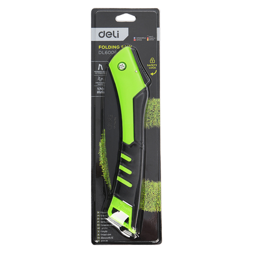 DELI Preklopna ručna testera za drvo Green line 180mm EDL6006