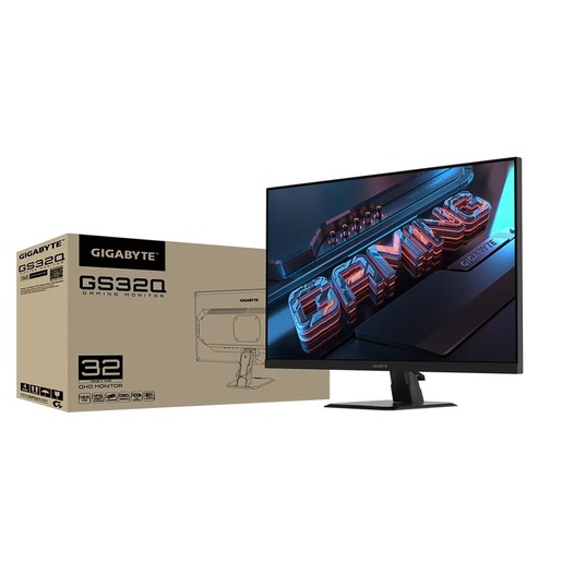 Monitor 31.5 GIGABYTE GS32Q, 2K/QHD, IPS, 165Hz, 1ms, HDMI, DP, gaming