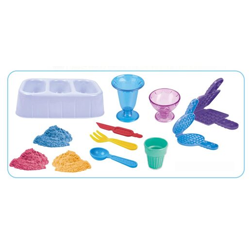 Kinetički pesak - set sladoled i galete