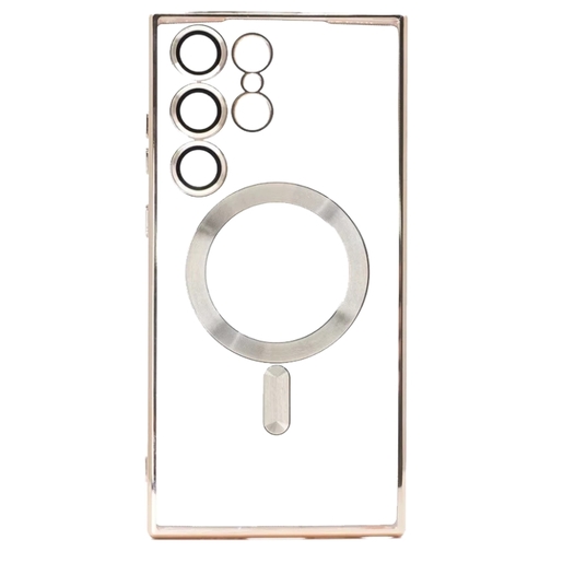 Magsafe Samsung S25 Ultra, Gold Silikonska Maska