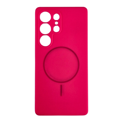 Magsafe Lux Samsung S25 Ultra, Pink Silikonska Maska