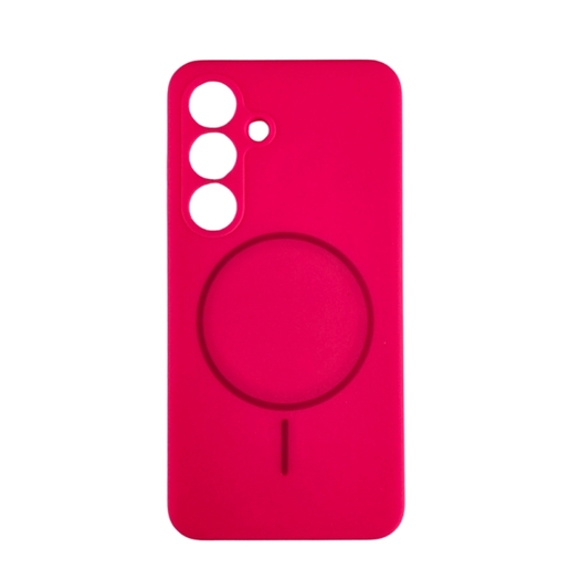 Magsafe Lux Samsung S25, Pink Silikonska Maska