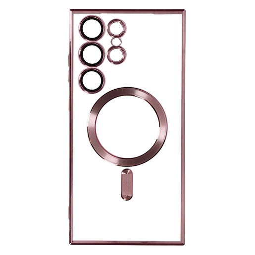 Magsafe Samsung S25 Ultra, Pink Silikonska Maska