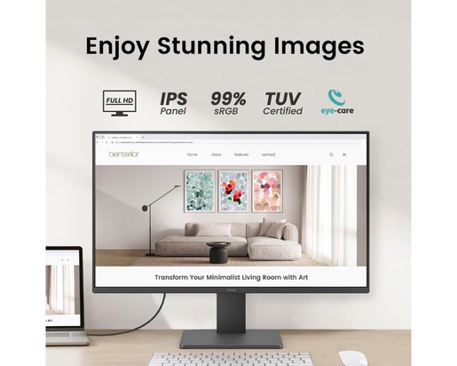 Monitor 27 BenQ GW2791, FHD, IPS, 100Hz, 5ms, HDMI, DP