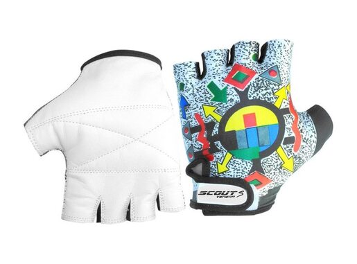 Rukavice likra šarene bele veličina  xl