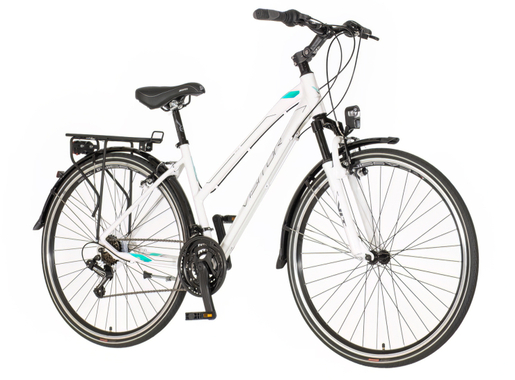 Bicikl visitor terra lady 28" belo tirkiz