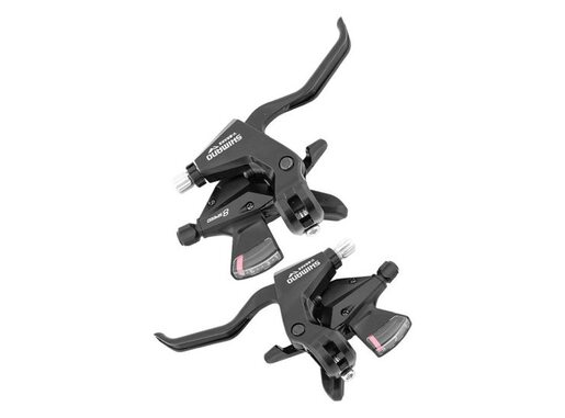 Ručice menjača i kočnica altus 3/8 brzina crne astm3102r8