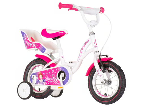 Bicikl visitor princess 12" beli