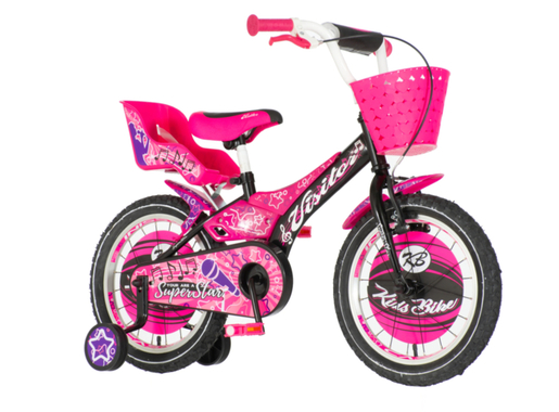 Bicikl visitor super star  16"crno ljubičasti