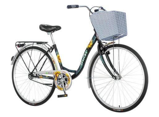 Bicikl visitor lowland 26x1.3/8" crno plavi