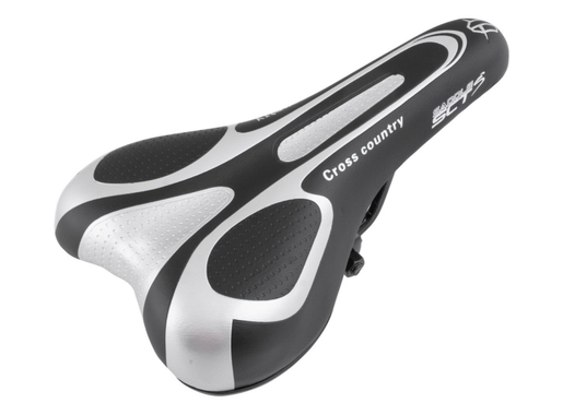 Sedlo mtb sivo crno cross country