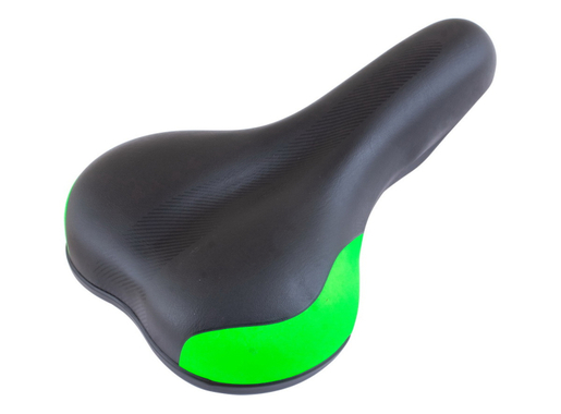 Sedište za mtb bicikl twin crno neon zeleno