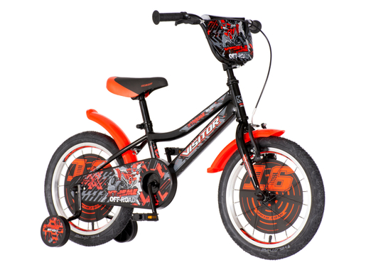 Bicikl visitor xtreme 16" crno sivi