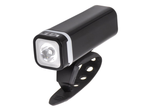 Lampa prednja zeebo 1w super bright white led crna