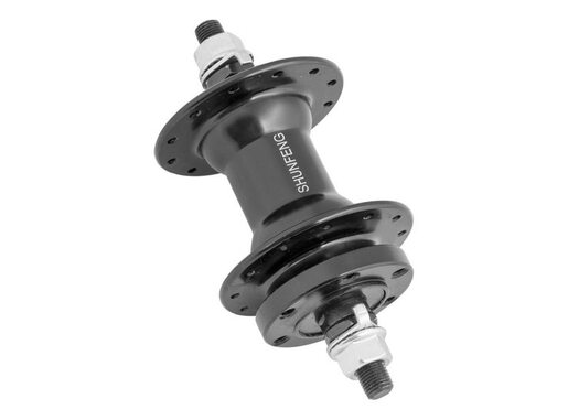 Glava prednja mtb za disk 24r alu crna shunfeng aerospoke