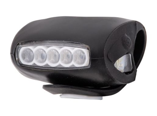 Treptač big silicone beli s pet    super svetlih dioda+dve crvene    bočne