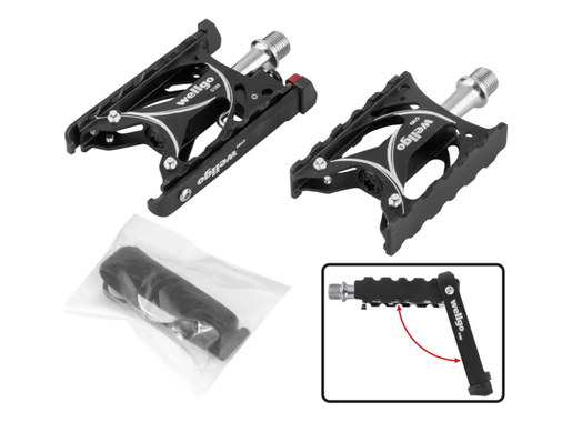 Pedala-nogar wellgo patent alu crna sa cnc obradom c193 tw