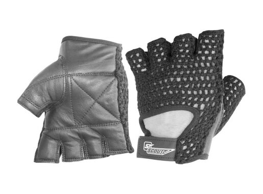 Rukavice pletene crne fitnes xl