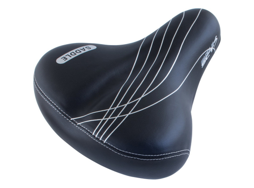 Sedlo comfort sa oprugama line crno sivo