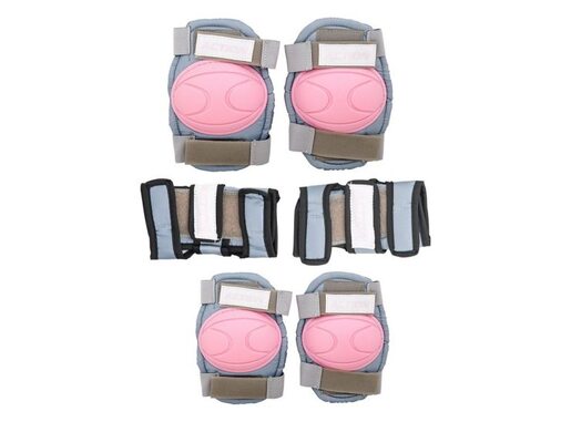 štitnik za kolena laktove i ruke roza sivi veličina “m“