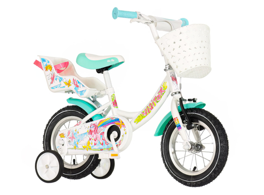 Bicikl visitor lola  12" belo tirkiz