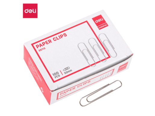 DELI SPAJALICE  50mm NIKLOVANE 1/100 E39713