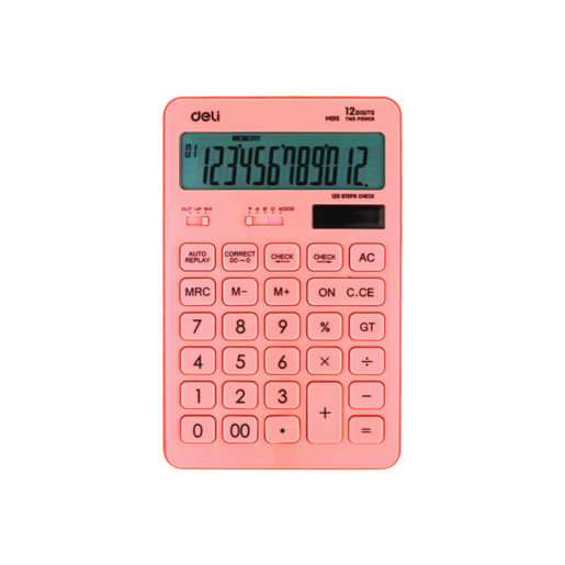 DELI KALKULATOR  STONI PINK MACARON EM01541