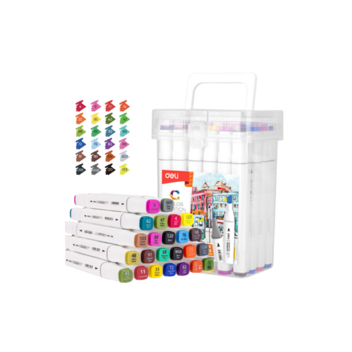 DELI MARKERI SKETCH  SET BOX 1/24 E70801-24
