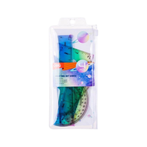 DELI GEOMETRIJSKI SET  1/4 15cm EH652