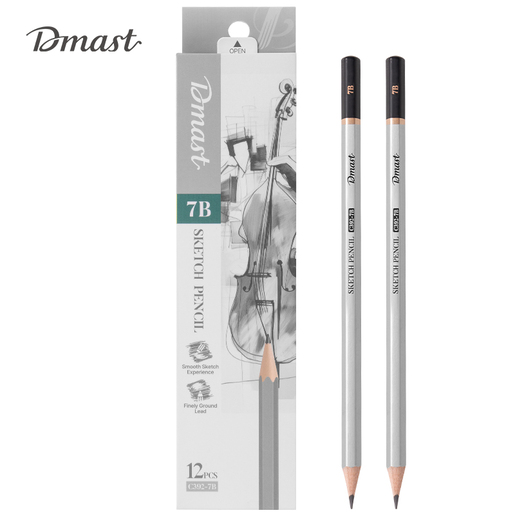 DELI GRAFITNA OLOVKA  ZA SKICIRANJE 7B DMAST PEBEO 1/12 EC392-7B