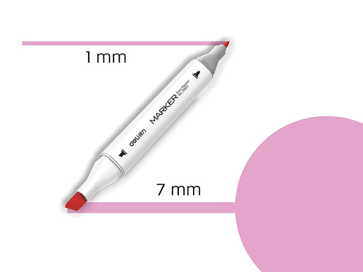 DELI MARKER SKETCH  17 PASTELNO ROZE 70801A-17