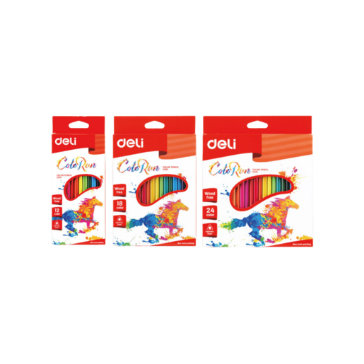 DELI PLASTIČNE BOJICE  TROUGAONE 1/24 EC00120