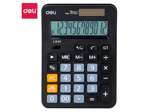 DELI KALKULATOR  STONI EM210 CRNI 108.7*152.1*29.8mm EM210