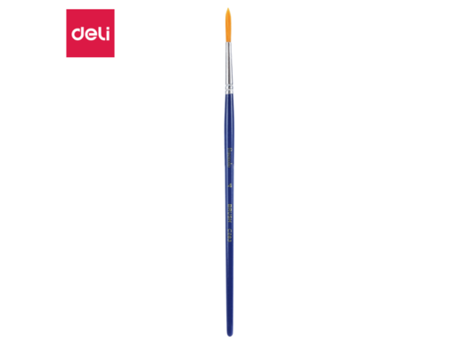 DELI ČETKICA UMETNIČKA  OKRUGLA NARANDŽASTA BR 1 SET 1/6 EC283-1
