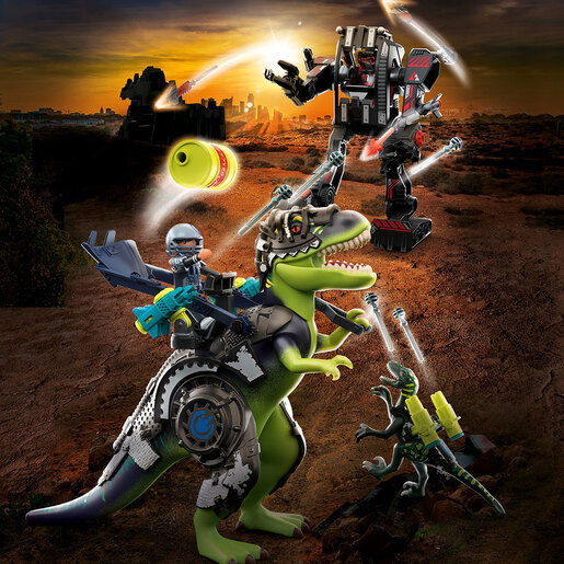 Playmobil Dino Rise T-Rex: Borba divova