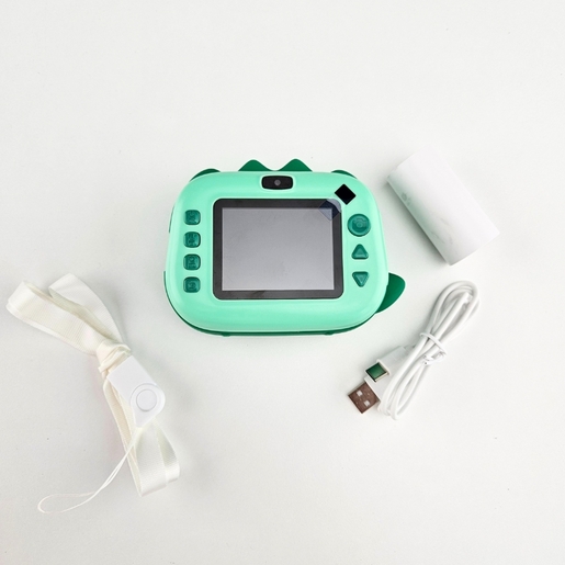 Dečiji Zeleni Digitalni Fotoaparat Sa Štampačem
