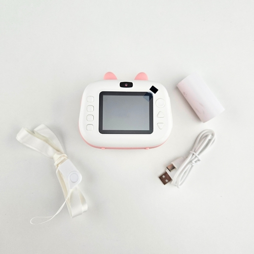 Dečiji Roze Digitalni Fotoaparat Sa Štampačem