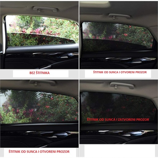 Car Line Univerzalni štitnik od sunca zadnjih bočnih prozora 84x45cm 700083