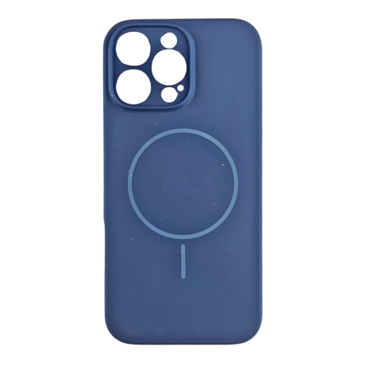 Magsafe Lux iPhone 16 Pro, Navy Blue Silikonska Maska