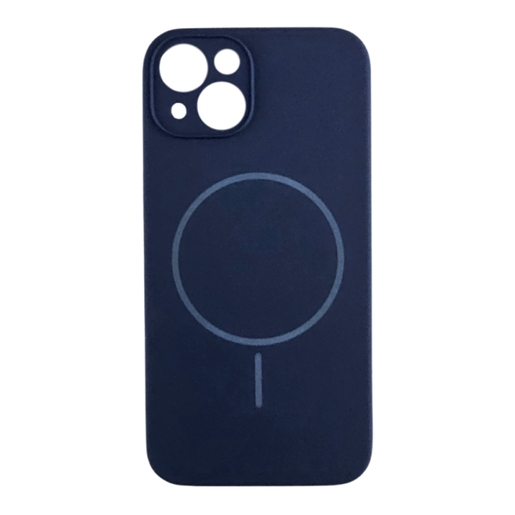 Magsafe Lux iPhone 15, Navy Blue Silikonska Maska