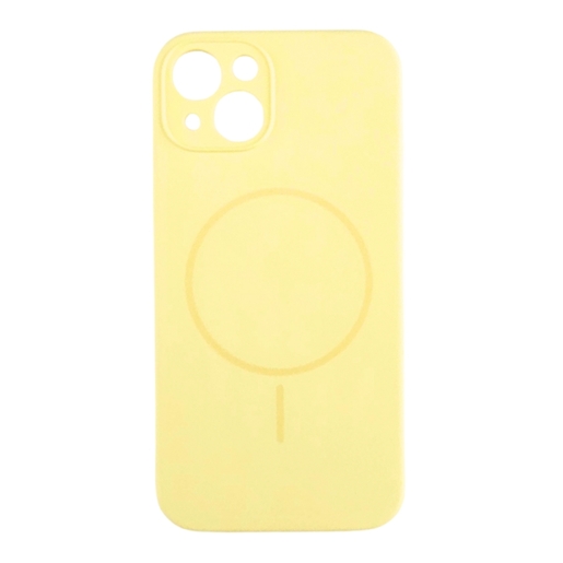Magsafe Lux iPhone 15, Yellow Silikonska Maska