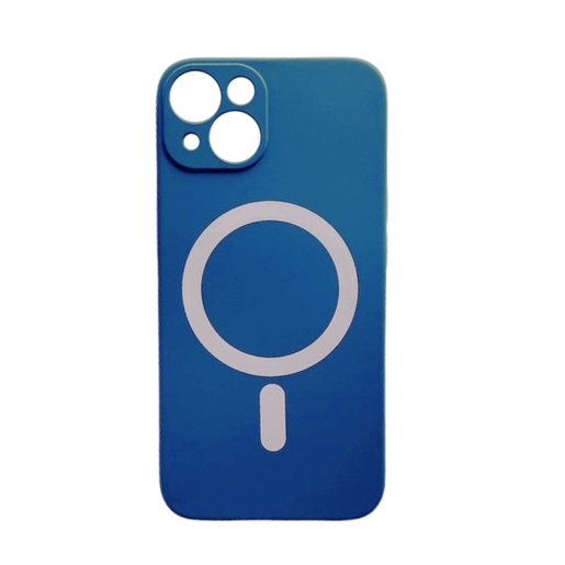 Magsafe Color iPhone 15, Blue Silikonska Maska