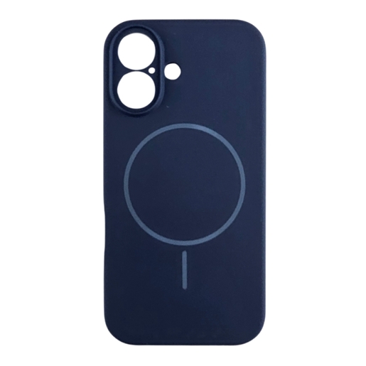 Magsafe Lux iPhone 16, Navy Blue Silikonska Maska
