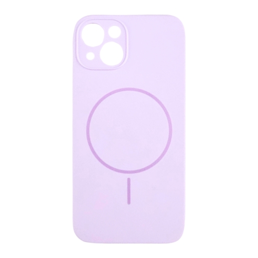 Magsafe Lux iPhone 15, Lila Silikonska Maska