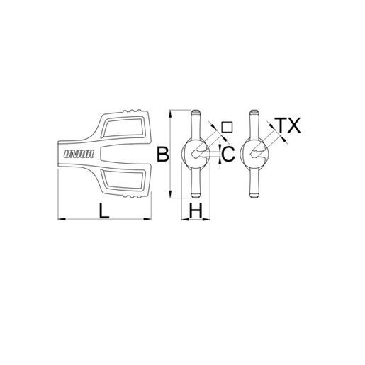 UNIOR Ključ za niple 1630/5 3,45 629294
