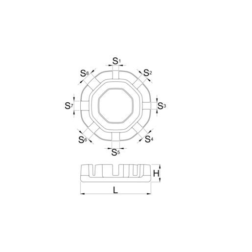 UNIOR Ključ za niple univerzalni 1631/5 629573
