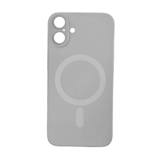 Magsafe Color iPhone 16, Grey Silikonska Maska